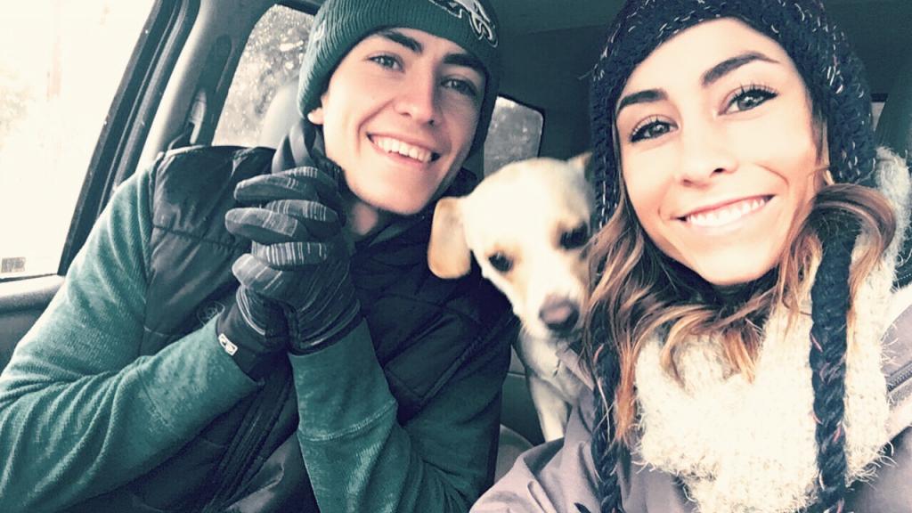 Family photo with Jersey. (Courtesy of Kassie Guglielmino)